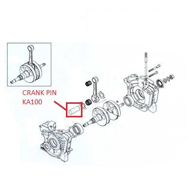 CRANKPIN 20x47mm KA100 OEM