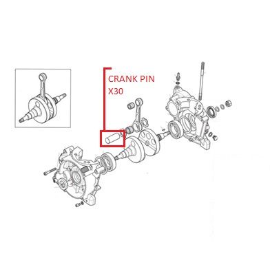 CRANKPIN 20X48.8MM X30 OEM