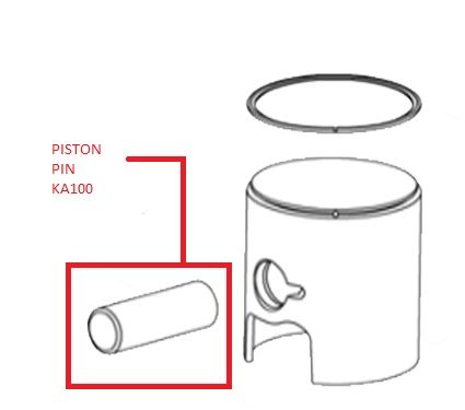 PISTON PIN L/E 14x39 KA100 OEM