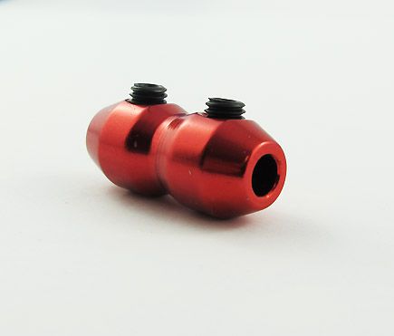 THROTTLE CABLE CLAMP - RED