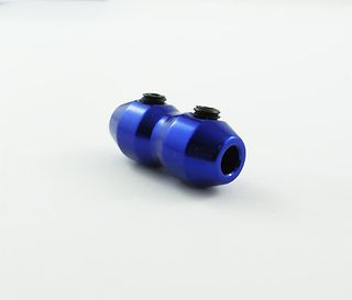 THROTTLE CABLE CLAMP BLUE