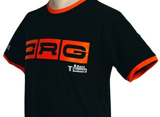 T-SHIRT CRG L BLACK ORANGE