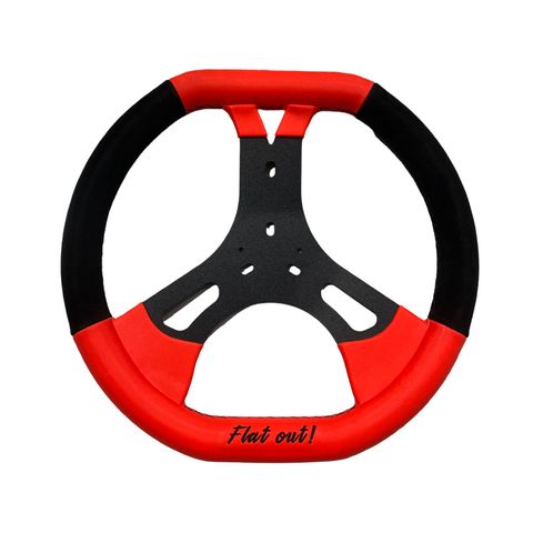 STEERING WHEEL KALI 340MM ORANGE