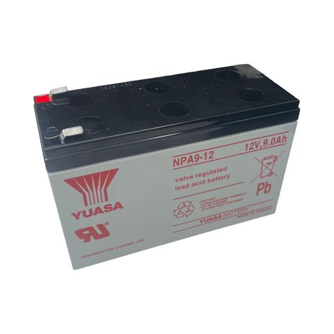 YUASA BATTERY 12V 9A SPADE TYPE