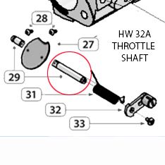 HW SPLIT SHAFT B HW-32A