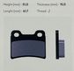 BRAKE PAD KR KZ 2PC SET SOFT