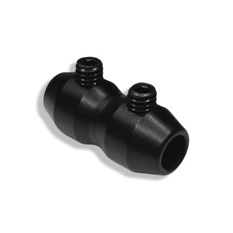 BRAKE CABLE CLAMP BLACK PEANUT-TYPE 6MM