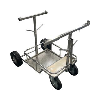 KART TROLLEY/4 WHEEL/CHROME