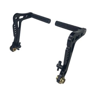 PEDAL SET BILLET BLACK