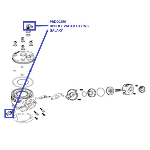 UPPER L WATER FITTING GALAXY
