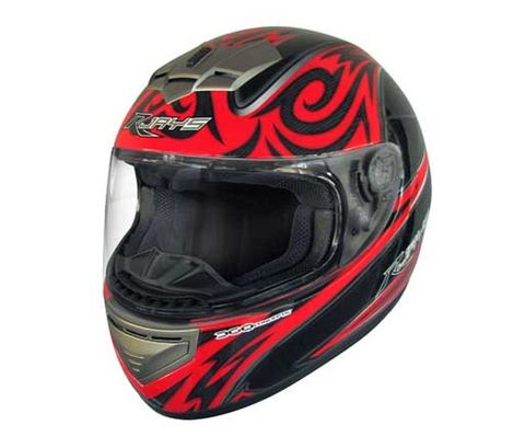APEX HELMET RED/BLK/WHT S