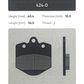 BRAKE PAD BIREL 2PC SET SOFT