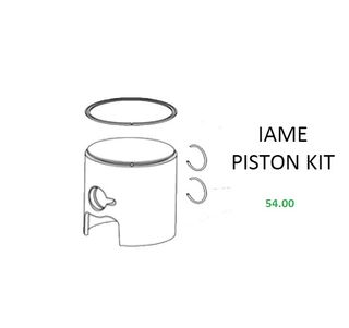 PISTON KIT - 54.00 GREEN