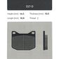 BRAKE PAD FORMULA K 2PC SET SOFT