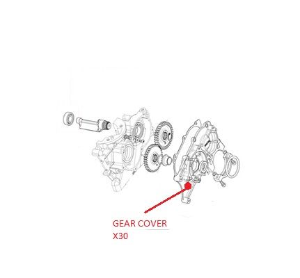 GEAR COVER X30