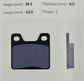 BRAKE PAD SUIT EVO 2PC SET SOFT