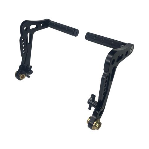 PEDAL SET BILLET BLACK