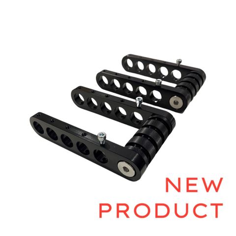 KSI FOOT BACK BRACKET 2PCS BLACK