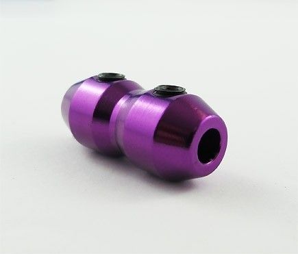 THROTTLE CABLE CLAMP PURPLE