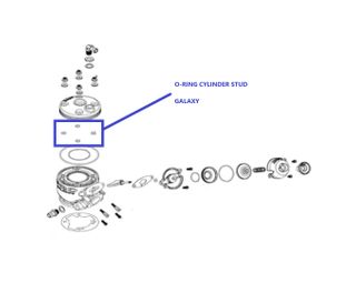 O-RING CYLINDER STUD GALAXY