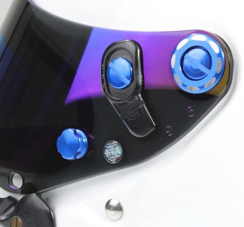 SENZO ALLOY FIT KIT-ARAI CK6 - BLUE DASH