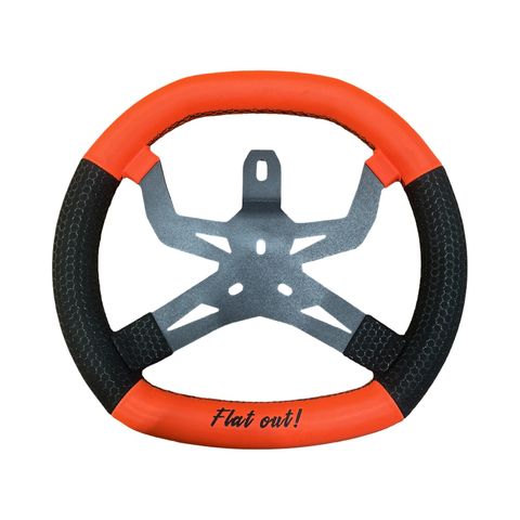 STEERING WHEEL KALI 320MM ORANGE