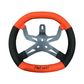 STEERING WHEEL KALI 320MM ORANGE