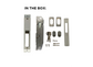 Deadlock Dble Cyl MORTICE LOCK (590) - Hook Bolt (28mm) & Latching Strike