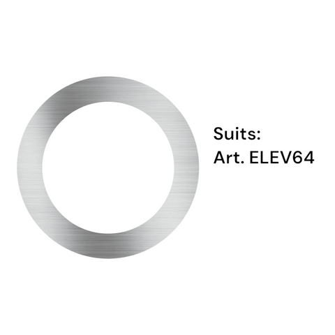 S/Steel SCAR PLATE (ROUND 75mm Dia.) - CUT-OUT: Round 54mm Dia.