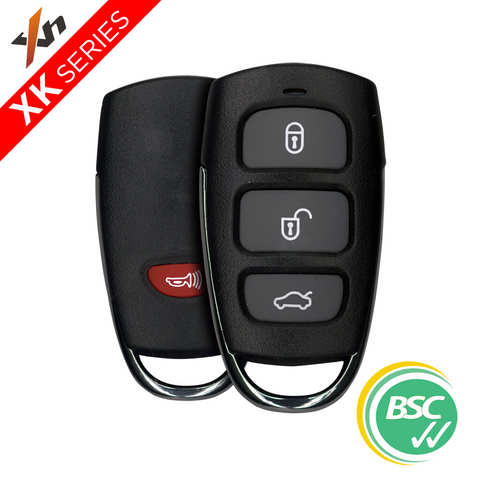 'XK-Series' HYN/KIA style - UNIVERSAL FOB REMOTE - 3 Btn + Panic (04)