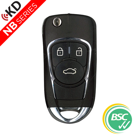 'NB-Series' Flip Blade REMOTE - BUICK Look - 3 Button