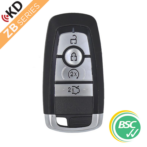 ZB Series' SMART KEY - FORD Style - 3 Button + 1A (Autostart)