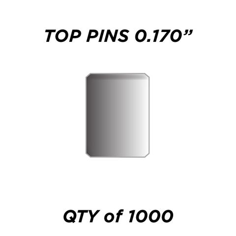 TOP PIN *SILVER* (0.170") - QTY of 1000