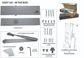 '165 Series' DOOR CLOSER - Rack & Pinion - (2-6)