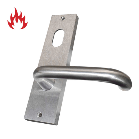 'Square End' - INT PLATE - CYL HOLE & LEVER