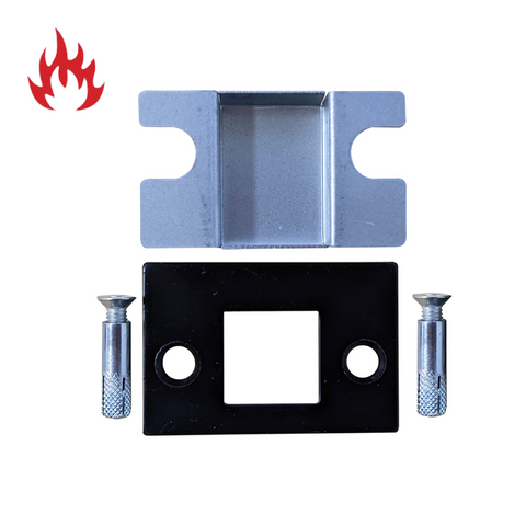 Flush Mounted BOTTOM STRIKE for 2-Point Panic Exit Devices