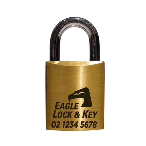 PADLOCK '500 Series' 45mm (BOX OF 10) - Laser Engraved