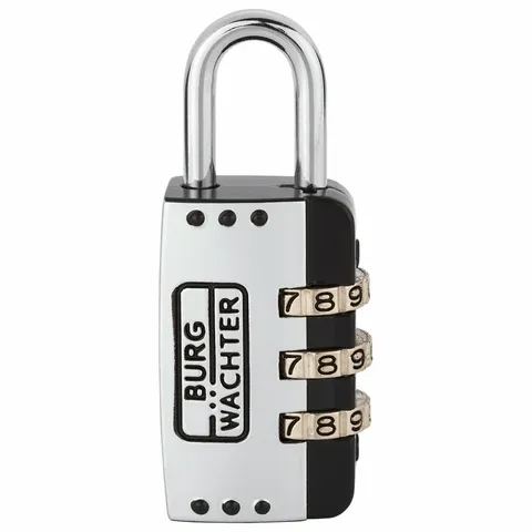 25mm COMBI. PADLOCK - 3 Digit - CARDED (No. 72)