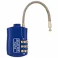 'Wire'  30mm COMBI. PADLOCK - 3 Digit - CARDED (No. 73)