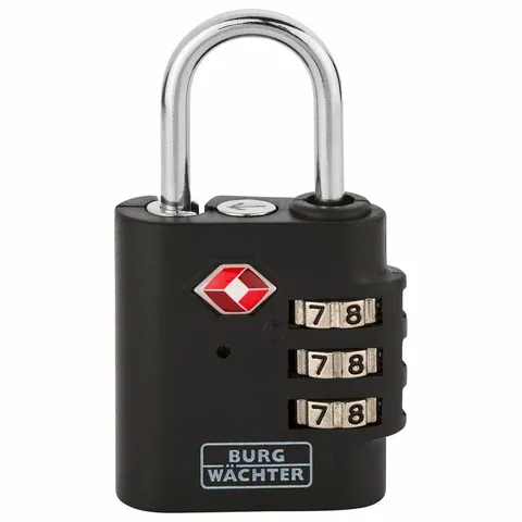 'TSA' 30mm COMBI. PADLOCK - CARDED (No. 77)