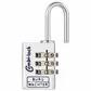 'Chromo' 20mm COMBI. PADLOCK - 3 Digit - CARDED