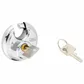 'Circle' 60mm PADLOCK- CARDED  (KD)