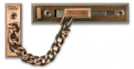 DOOR CHAIN *Antique Copper* (Carded)