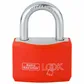 'Look' 40mm PADLOCK - CARDED  (KD) *Asst Colours*