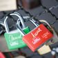 'Look' 40mm PADLOCK - CARDED  (KD) *Asst Colours*