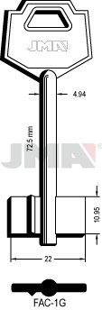 Domestic KEY - FAC (Like: 5FAC)