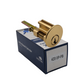 LOCK CYLINDER (201) ROUND 5-Pin (KD) *Polished Brass*