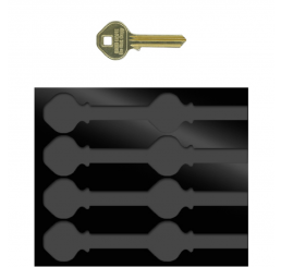 'Key Jig' - IronSafe 30mm Padlock Key