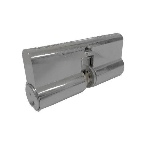 LOCK CYLINDER - DBL. TRILOCK *Satin Chrome* (KD)