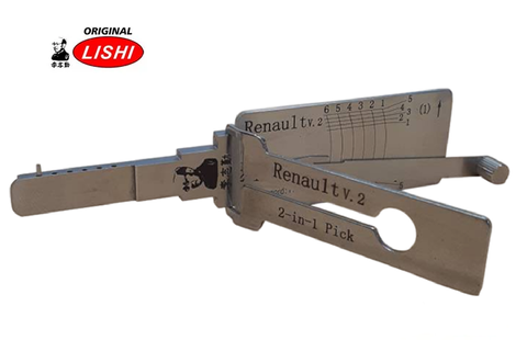 Auto. Pick - RENAULT - Suits Keyways OEM CAPTUR/CLIO-5  - Opens DR/IGN - *Anti-Glare*